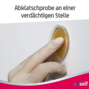 Schimmel Abklatschtest